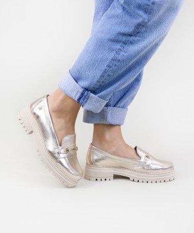 Ginova Ladies' Moccasins with Platform