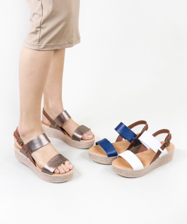 Sandalias de Cuña Ginova para Mujer