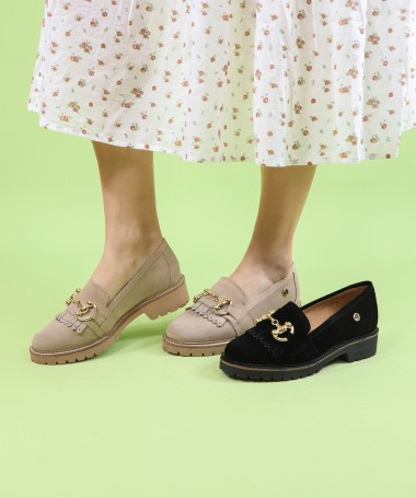 Ginova Ladies' Moccasins with Platform