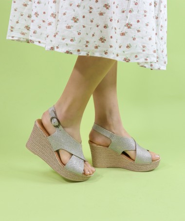 Sandalias de Cuña Ginova para Mujer