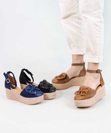 JENPECH Sandálias femininas, sapatos plataforma cunha, sandálias