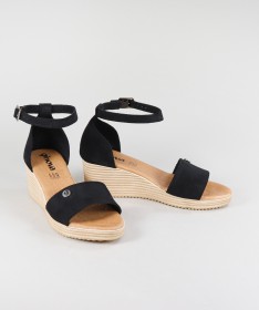 Sandálias de Senhora em Cunha com Tira Ajustável