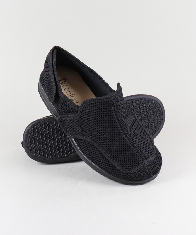 Sapatos Ortopédicos com Tira em Velcro de Mulher Giconfort