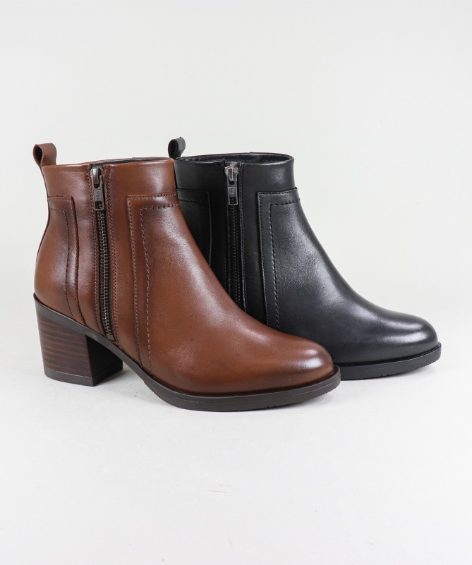 Ginova Botas de Mujer con Zip