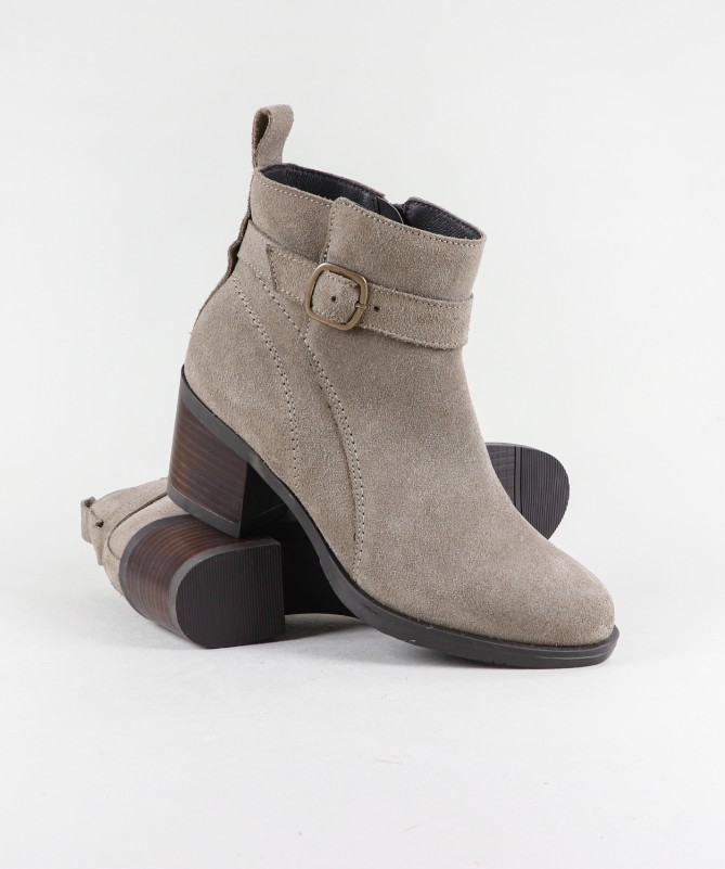 Ginova Botas de Mujer con Zip