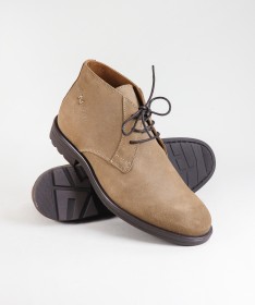 Botas de Homem Taupe com Atacadores Ginova