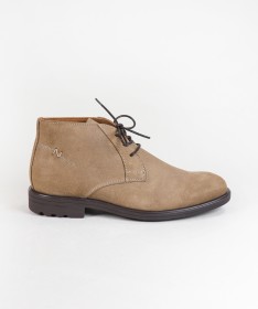 Botas de Homem Taupe com Atacadores Ginova