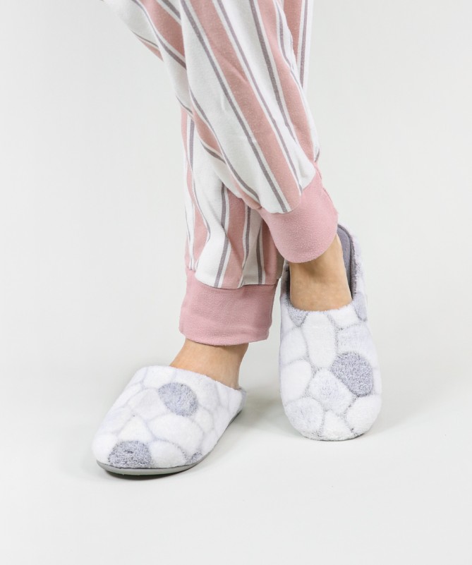 Grey Women Bedroom Slippers