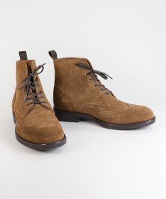 Botas de Homem em Camurça Estilo Oxford Ginova