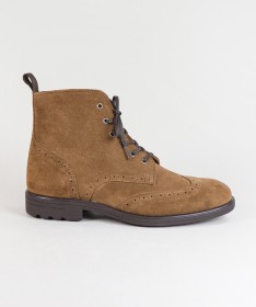 Botas de Homem em Camurça Estilo Oxford Ginova