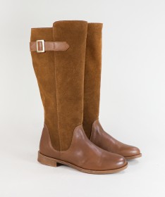 Botas de Mulher de Cano Alto Ginova com Fecho